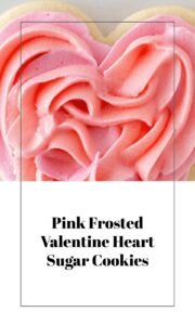 Soft Chewy Valentine Heart Sugar Cookies