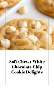 Soft Chewy White Chocolate Chip Cookie Delights